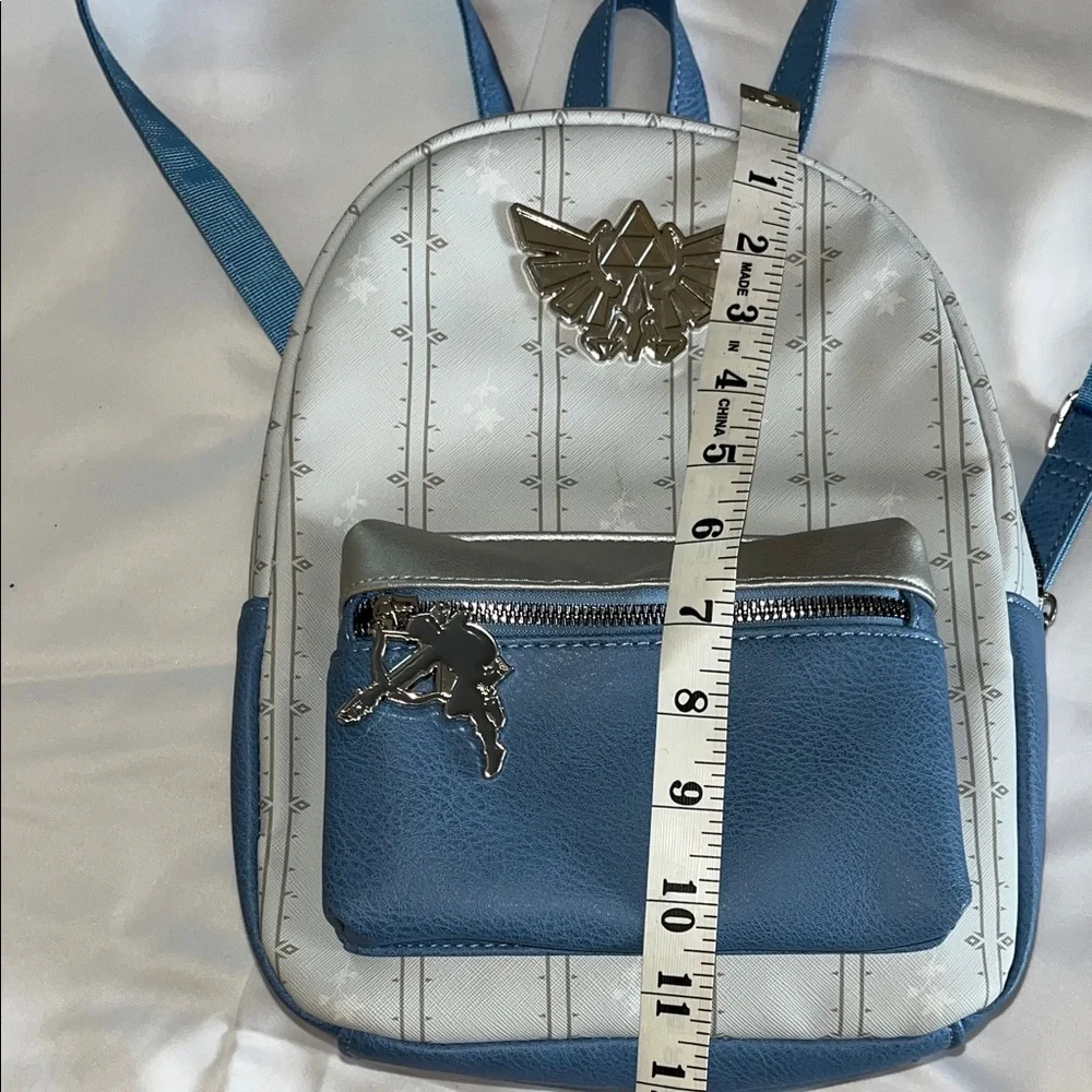 Zelda x‎ Bioworld Blue and Silver Mini Backpack